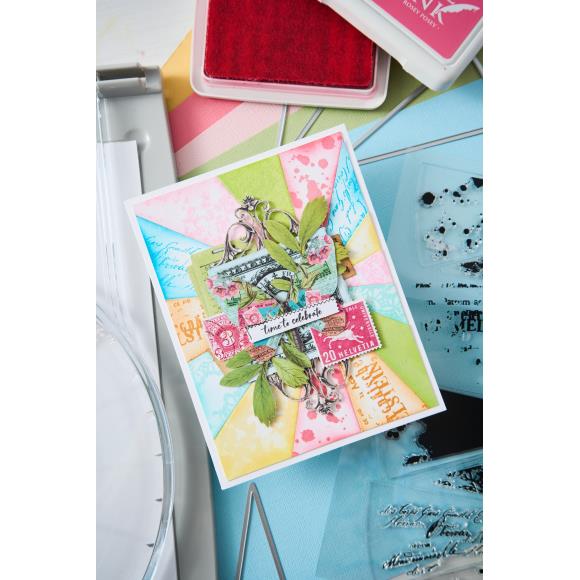 Build-a-Burst Artsy Lace Mix Stamp + Die Set | 49 & Market