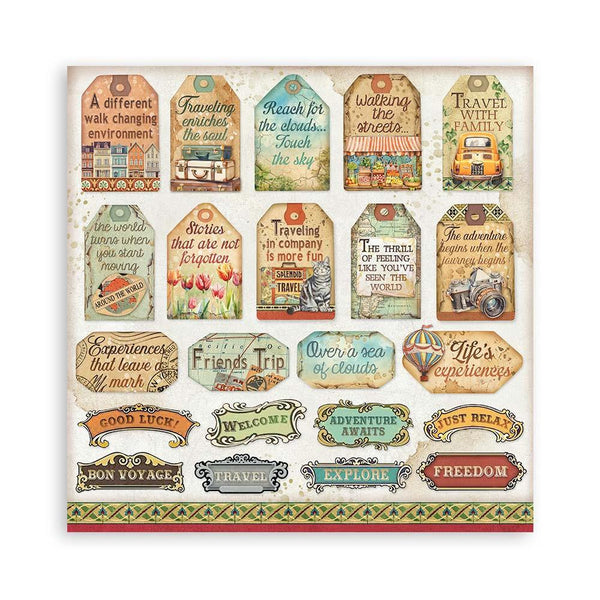 Art of Travelling 8x8 Double-Sided Paper Pad