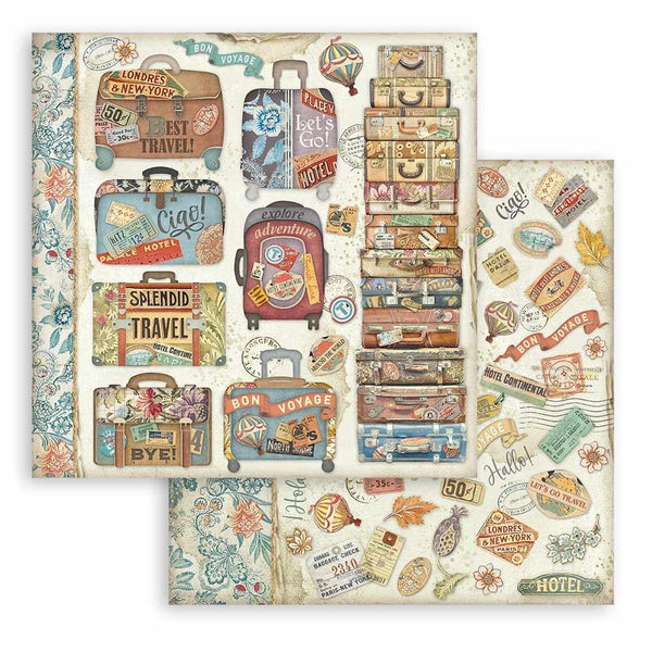 {10% off preorder: eta late Dec} Art of Travelling 12x12 Double-Sided Paper Pad