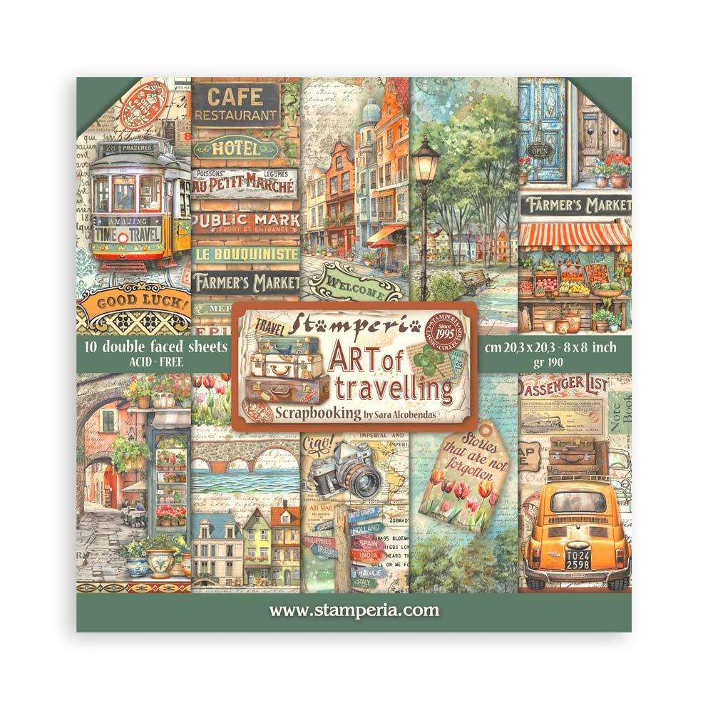 {10% off preorder: eta late Dec} Art of Travelling 8x8 Double-Sided Paper Pad