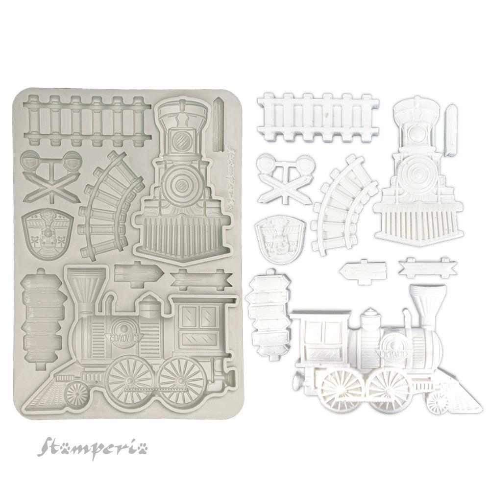 {10% off preorder: eta late Dec} Art of Travelling Train A5 Silicone Mould