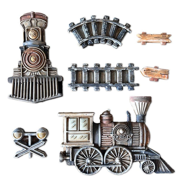 Art of Travelling Train A5 Silicone Mould