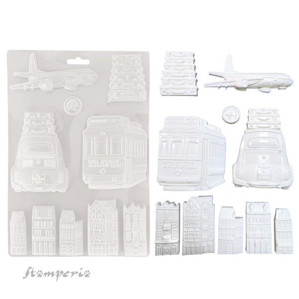 Art of Travelling Transport A4 Soft Maxi Mould