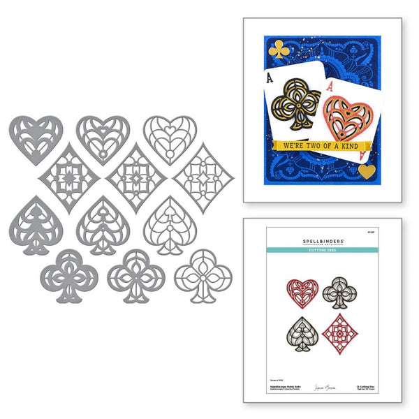 Kaleidoscope Noble Suits Etched Die Set | Jack of All Trades