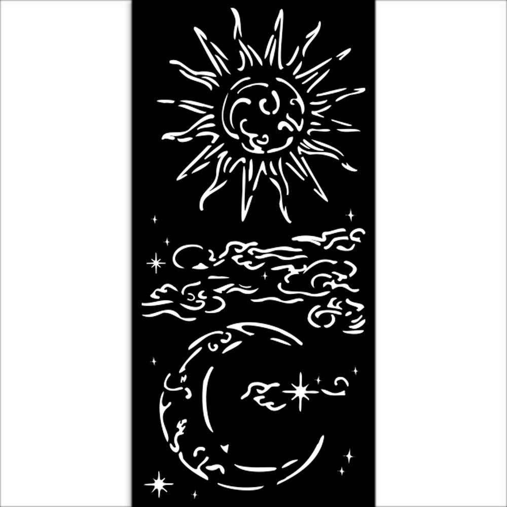 Sun & Moon Slimline Stencil | Masquerade