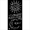 Sun & Moon Slimline Stencil | Masquerade