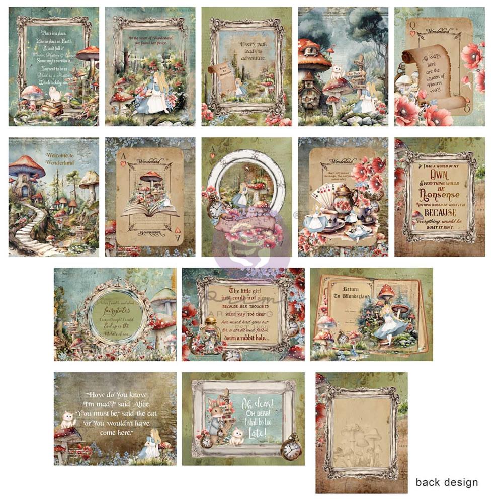 Journaling Notecards 3x4 | Return to Wonderland