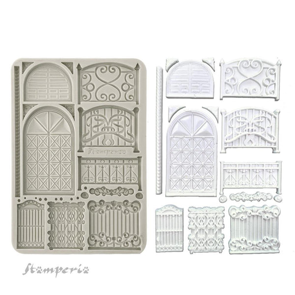 Fence & Door A5 Silicone Mould