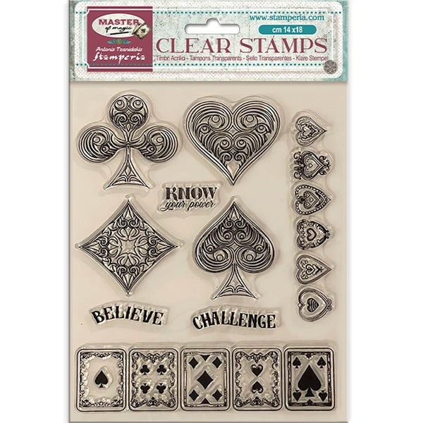 Playing Cards 5.5x7 Clear Stamp Set | Master of Magic {ships 2/25}