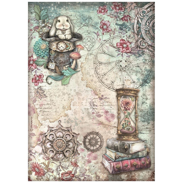 Hourglass A4 Decoupage Rice Paper Sheet | Master of Magic