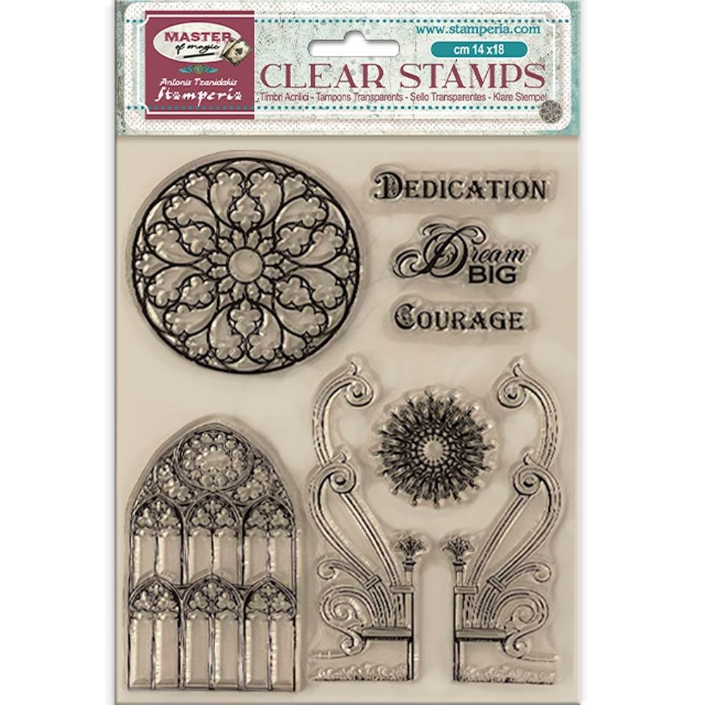 Gothic Elements 5.5x7 Clear Stamp Set | Master of Magic {ships 2/25}