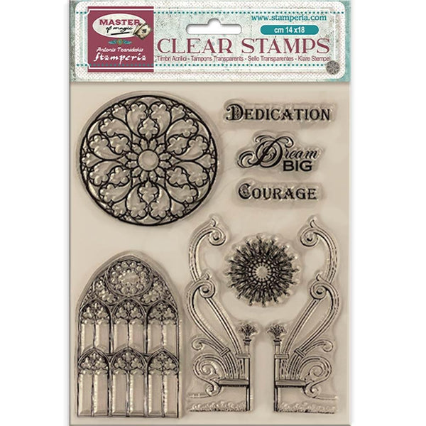 Gothic Elements 5.5x7 Clear Stamp Set | Master of Magic {ships 2/25}