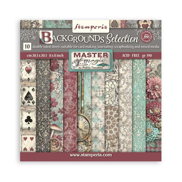 Master of Magic 8x8 Backgrounds Double-Sided Paper Pad