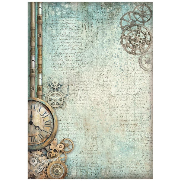 Clock A4 Decoupage Rice Paper Sheet | Master of Magic