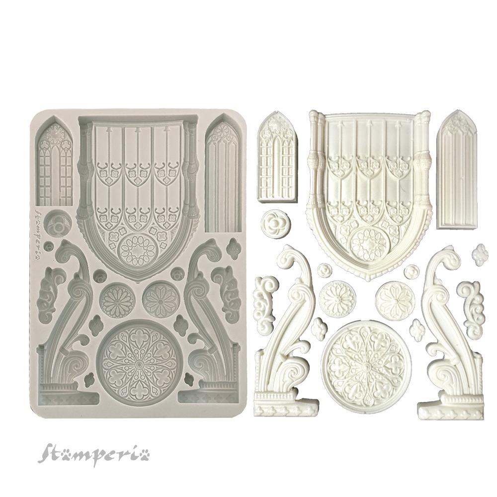 Gothic Architectural Elements A5 Silicone Mould | Master of Magic