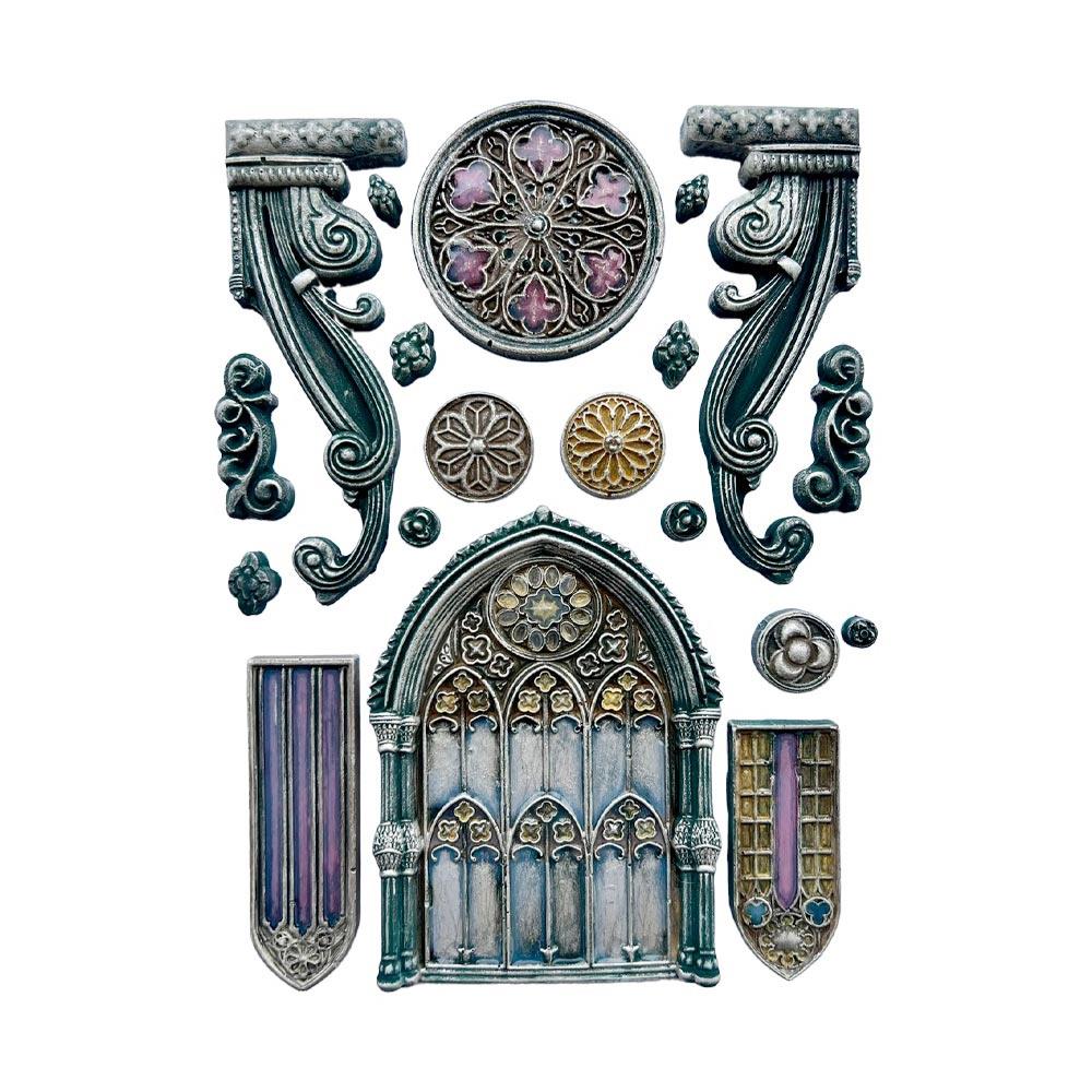 Gothic Architectural Elements A5 Silicone Mould | Master of Magic