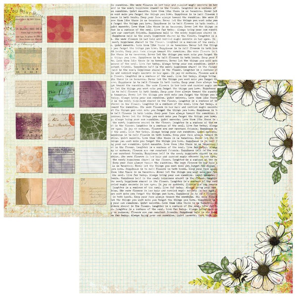 The Flower Emporium 12x12 "Starters" Paper Pack | Vicki Boutin