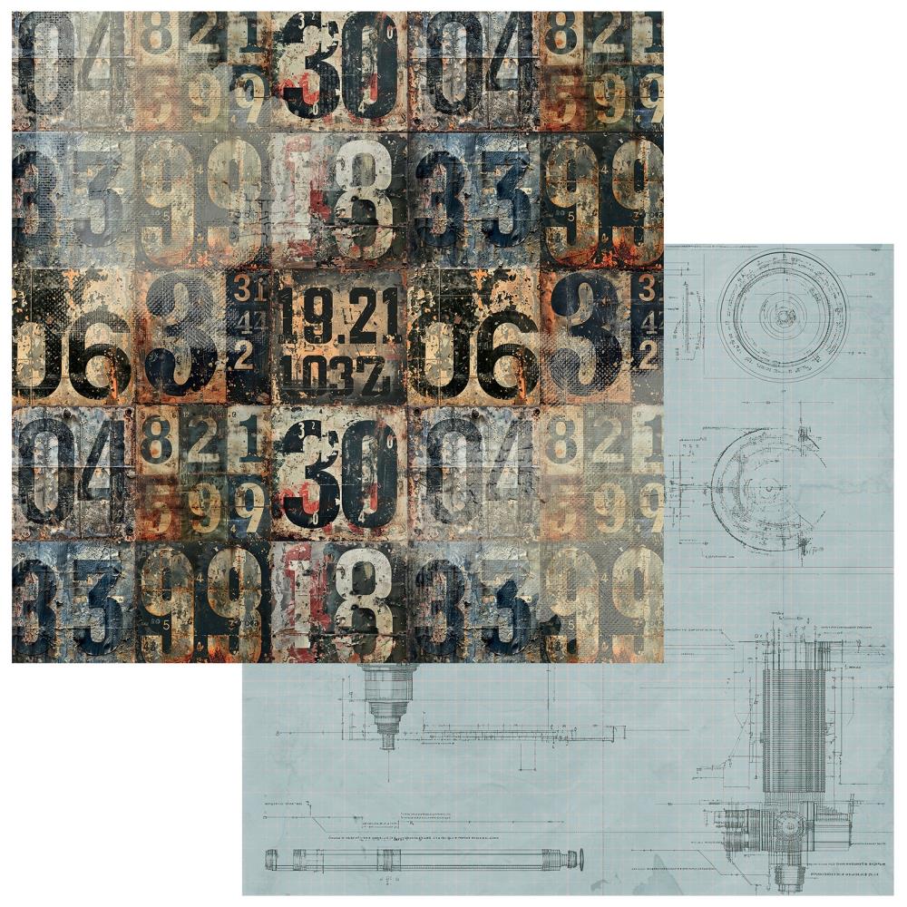 Rust and Revs 2.0 12x12 Paper Pack | Dennis Bruton