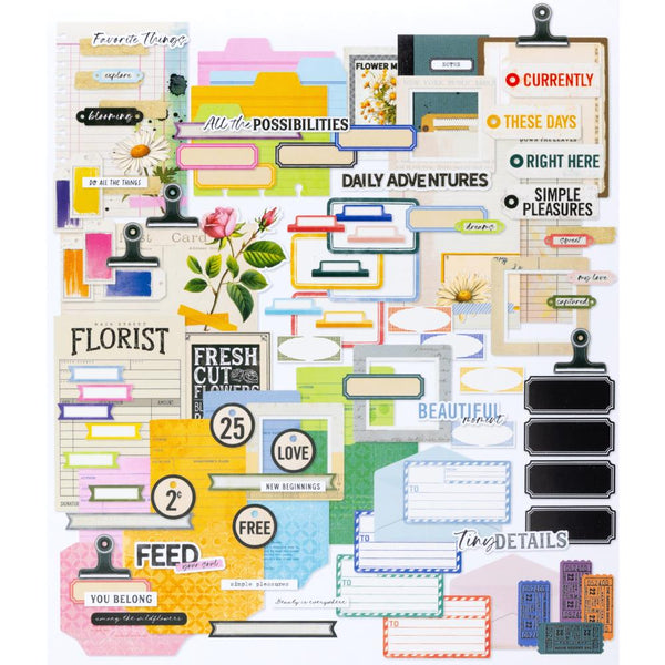 The Flower Emporium Journaling Ephemera Bits | Vicki Boutin {preorder: ships 4/22}