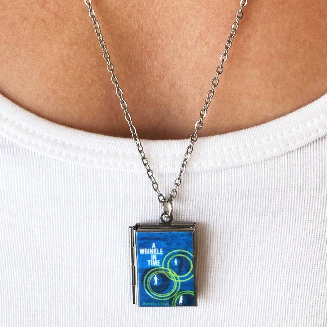 A Wrinkle In Time Book Locket Necklace