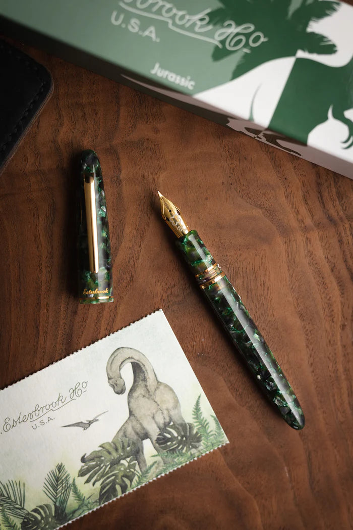 Jurassic Estie Fountain Pen | Gold Trim