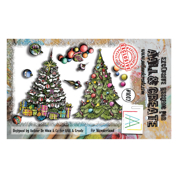 Fir Wonderland A6 Clear Stamp Set No. 1002 | Christmas