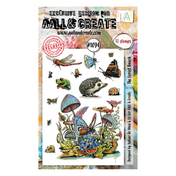 The Forest Bunch A6 Clear Stamp Set No. 1094