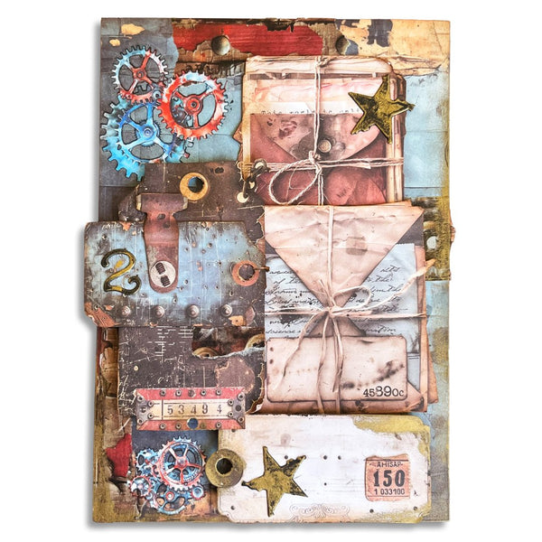 Cogs and Curios A5 Rub-On Pack No. 11 | Steampunk Essentials