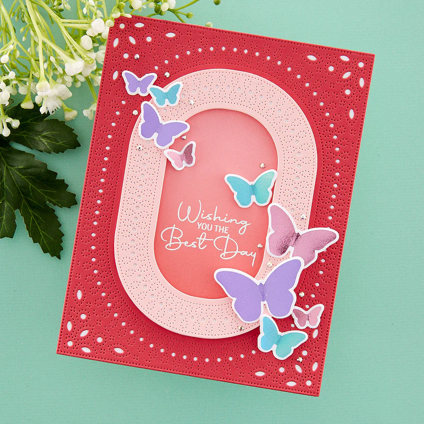 Fluttering By Hot Foil Plate + Die Set