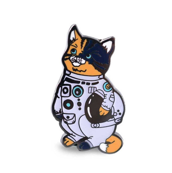 Mission Space Cat Enamel Pin