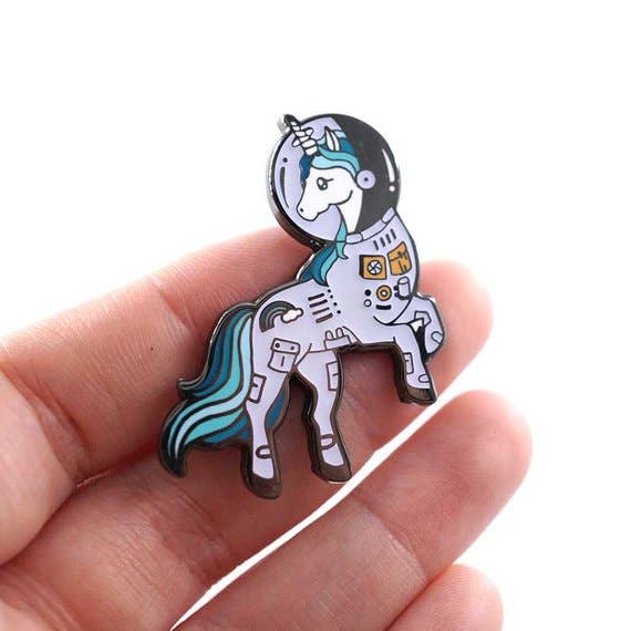 Mission Space Unicorn Enamel Pin