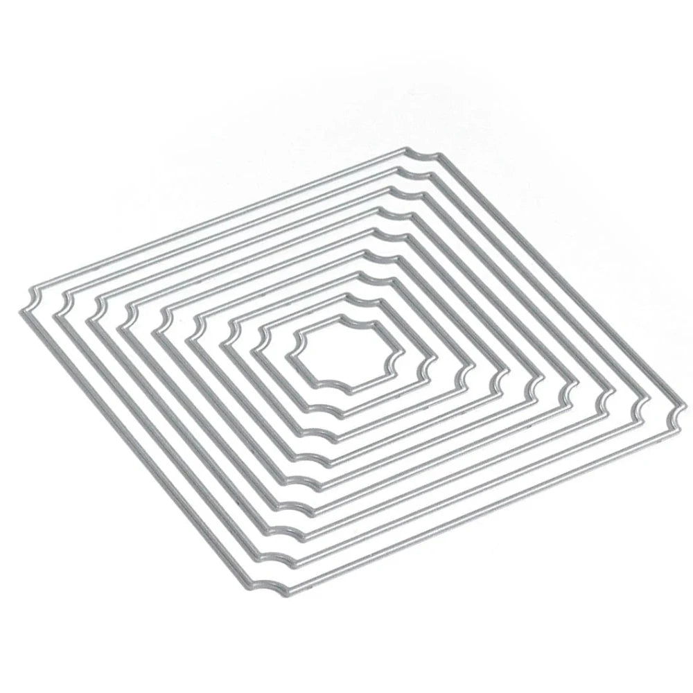 Fitted Indented Squares Nesting Die Set