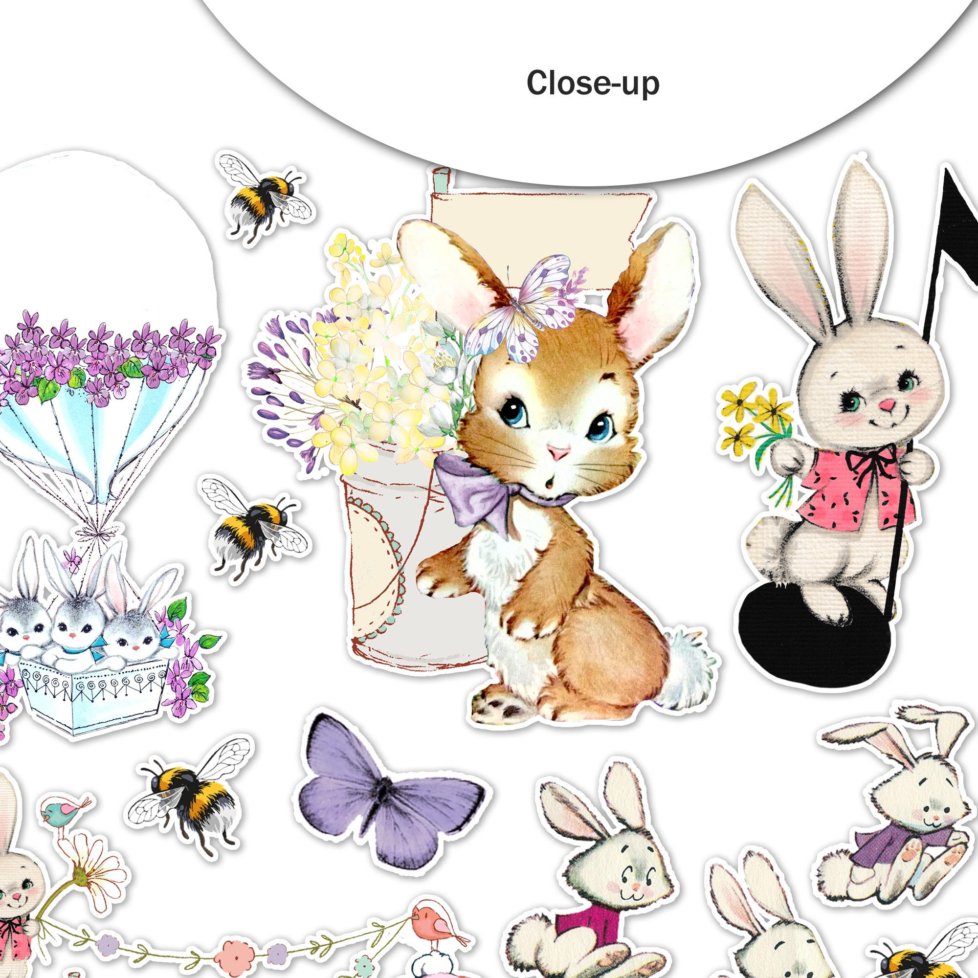 Bunny Hop Vintage Style Ephemera {coming soon!}