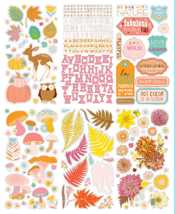 Amber Autumn Sticker Book