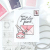 Classic Correspondence Stamp + Die + Stencil Bundle