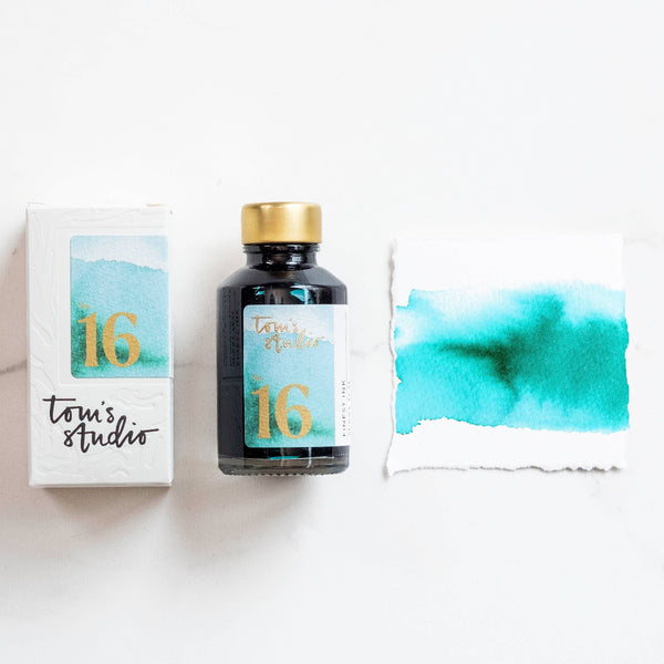 Sunny Teal Fountain Pen Ink | No. 16