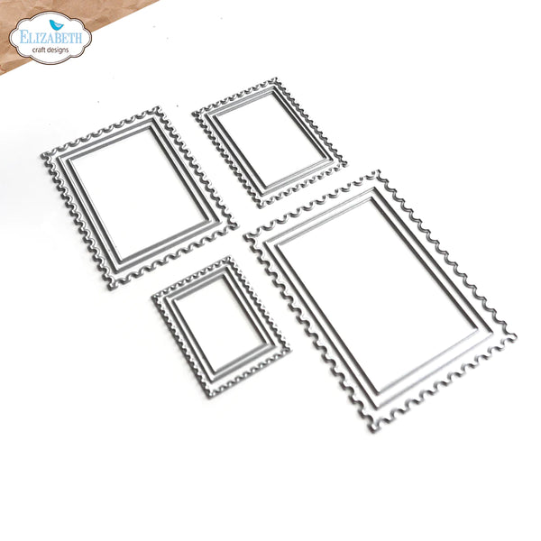 Postage Stamp Frames Nesting Die Set