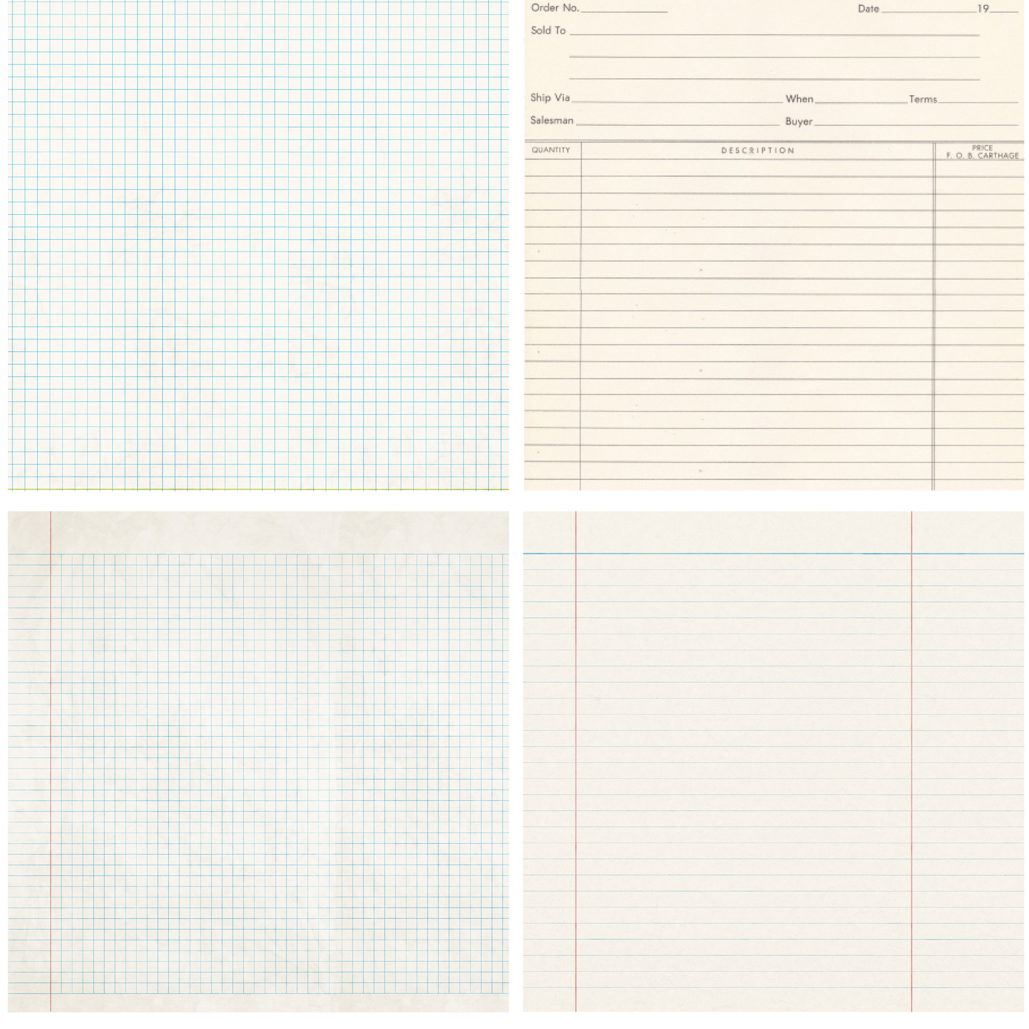 Ginger Snap Ledger 12x12 Single Sided Paper Pack