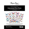 Rainbow Garden Butterflies Embossed Die Cuts