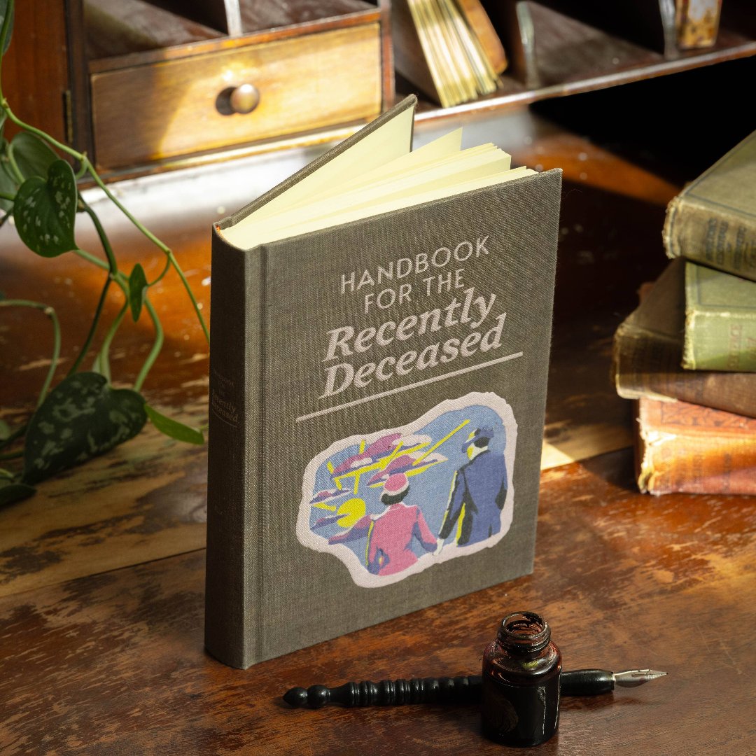 Handbook For the Recently Deceased Book Journal | Beetlejuice 1988