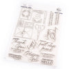 Classic Correspondence Stamp + Die + Stencil Bundle