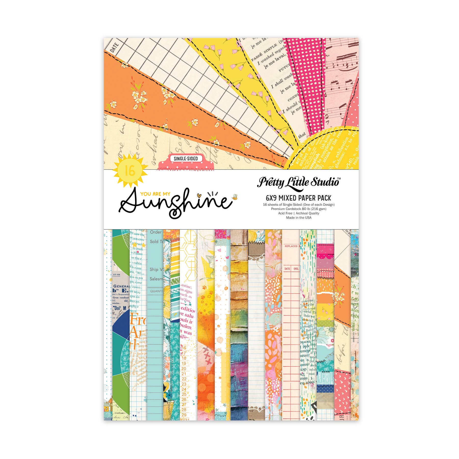 You Are My Sunshine 6x9 Single-Sided Mixed Paper Pack {coming soon!}