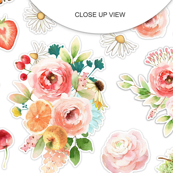 Apple Blossom Florals Die-Cut Ephemera {coming soon!}