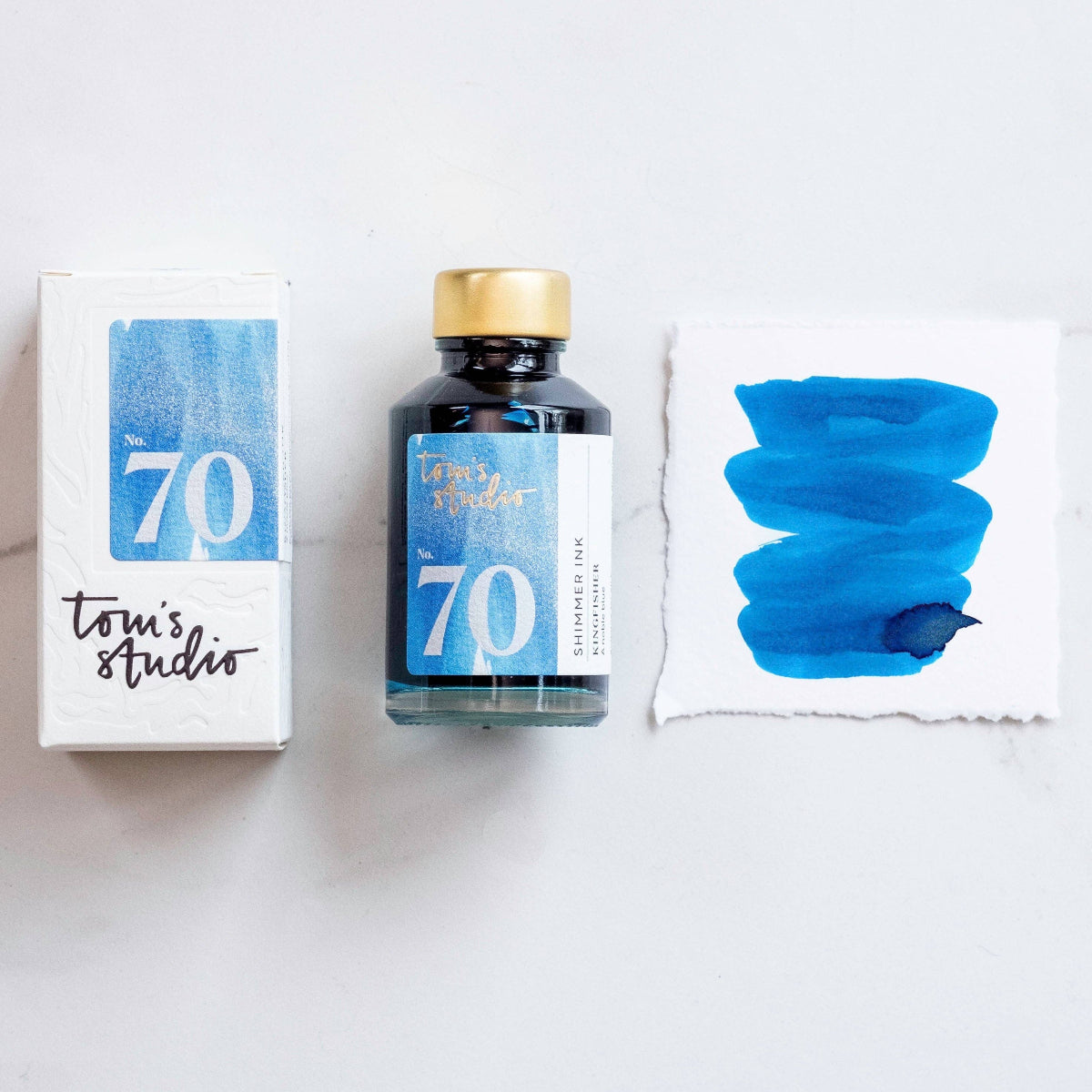 Kingfisher Shimmer Fountain Pen Ink | No. 70