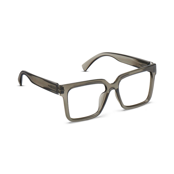 Vaughn Smoke Blue-Light Reading Glasses {clearance}