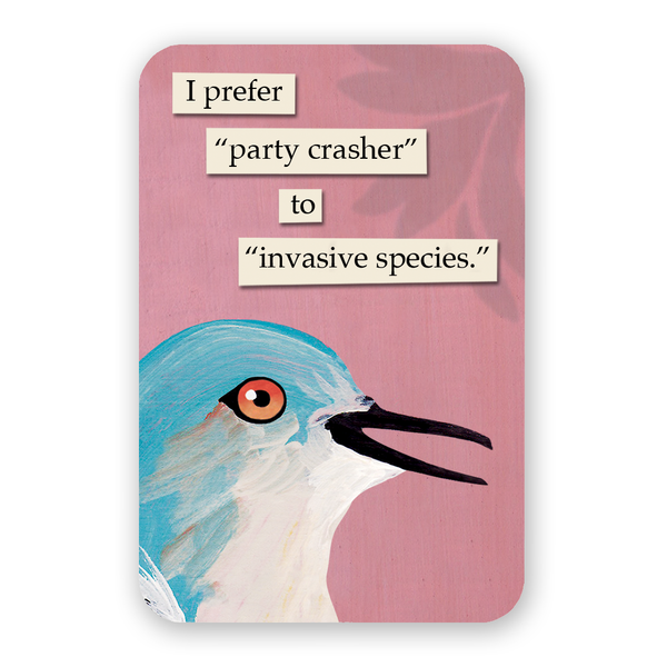 Party Crasher Vinyl Sticker