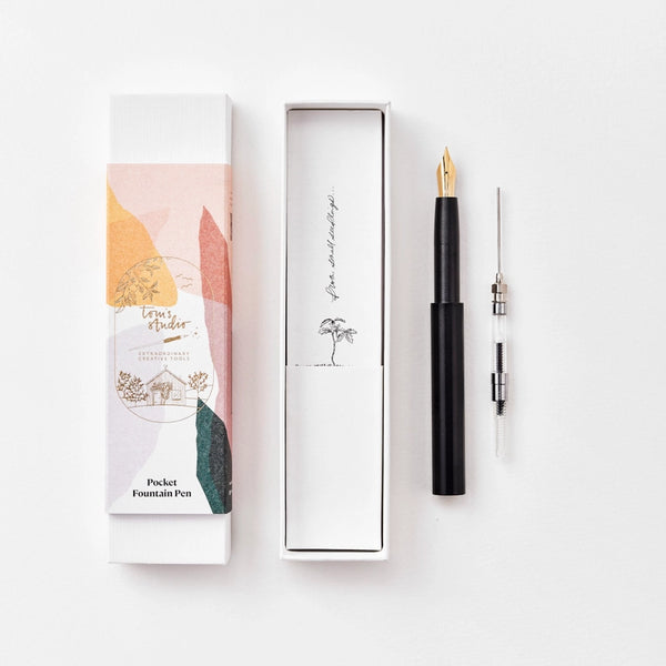 Black Studio Pocket Fountain Pen 2.0