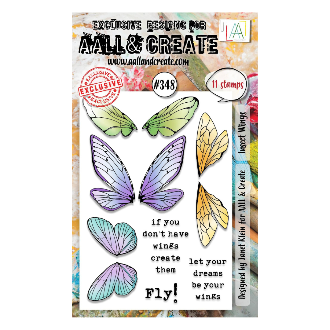 Insect Wings A6 Clear Stamp Set No. 348