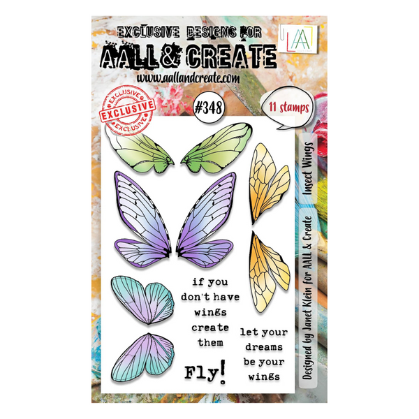 Insect Wings A6 Clear Stamp Set No. 348