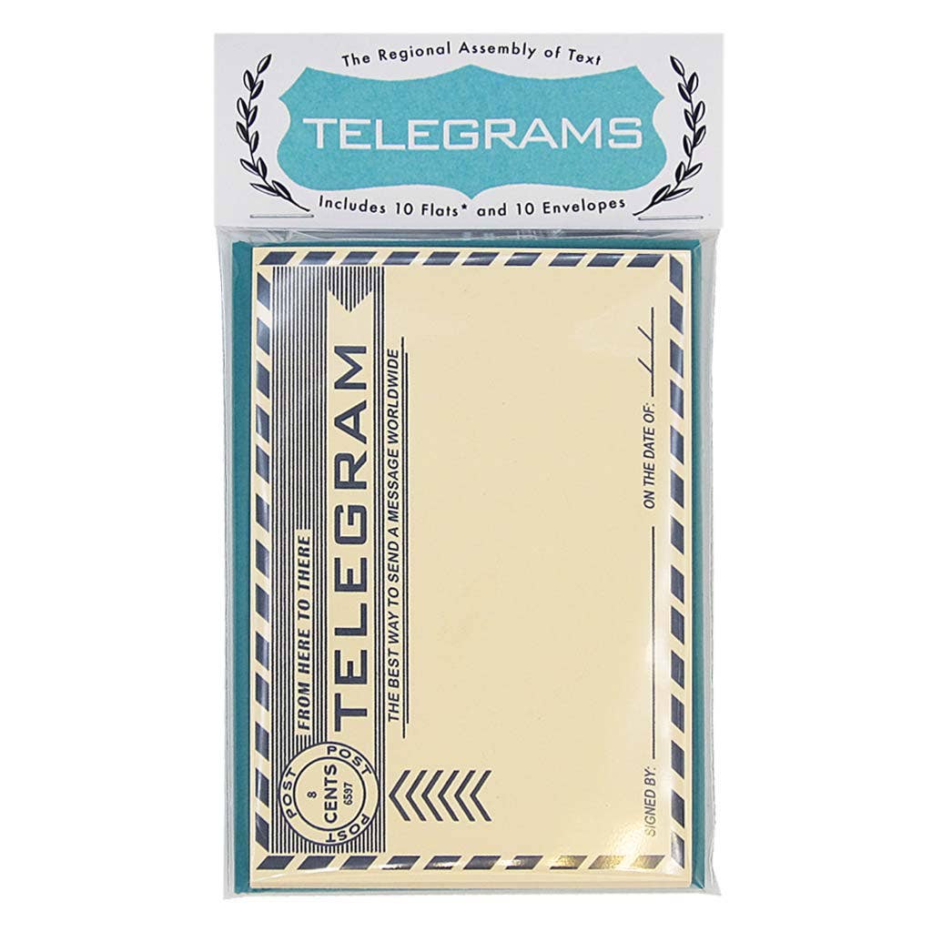 Telegrams 10pk Notecard Set